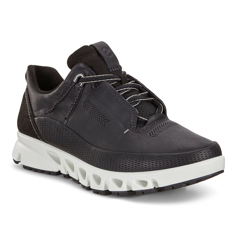 Tenis Outdoor Mujer - ECCO Multi-Vent - Negros - VDL356819